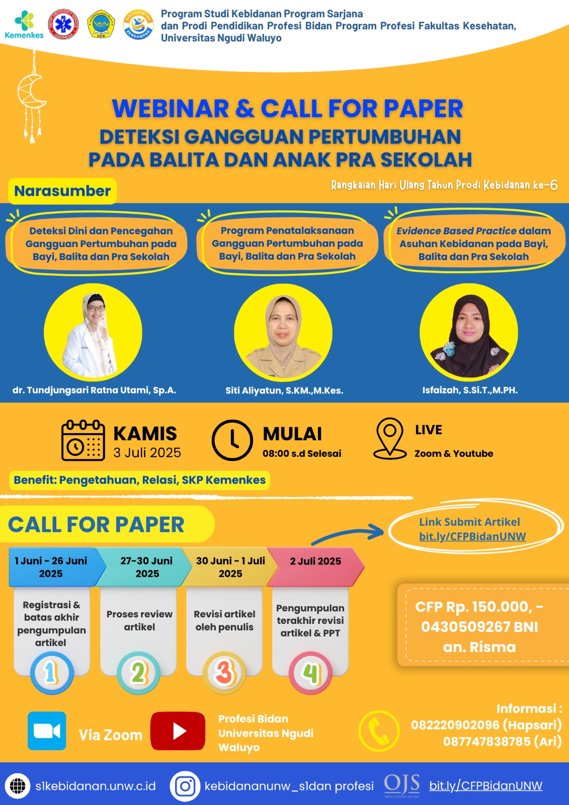 WEBINAR  DAN CALL FOR PAPER