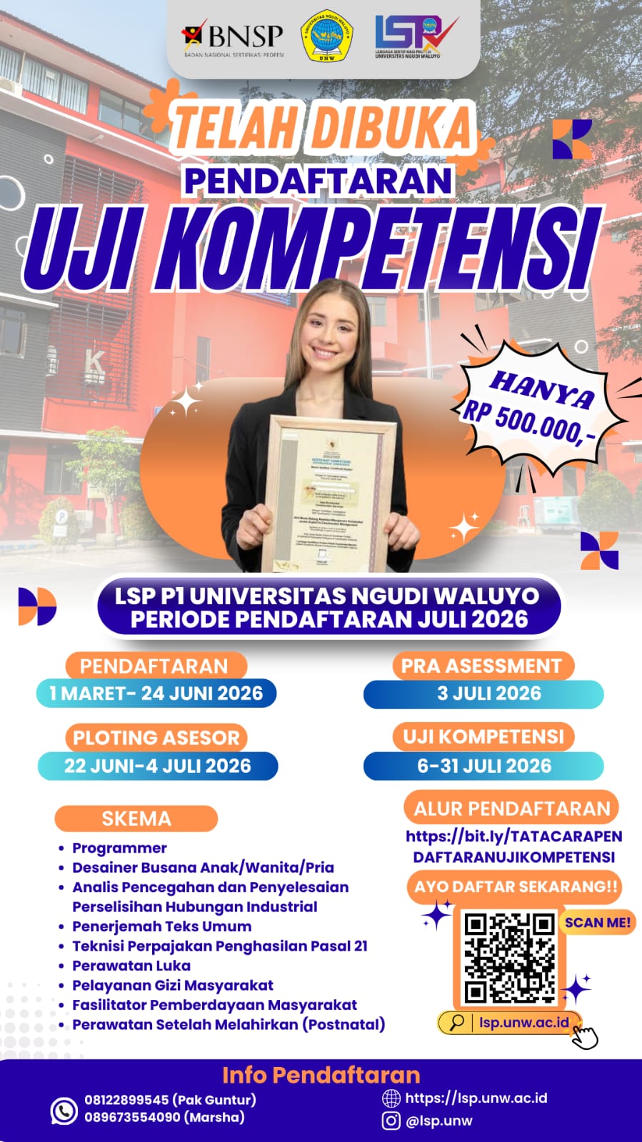 PENDAFTARAN UJI KOMPETENSI