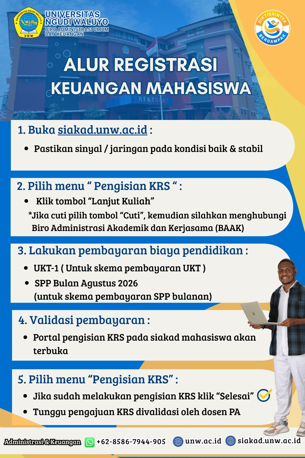 ALUR REGISTRASI KEUANGAN MAHASISWA