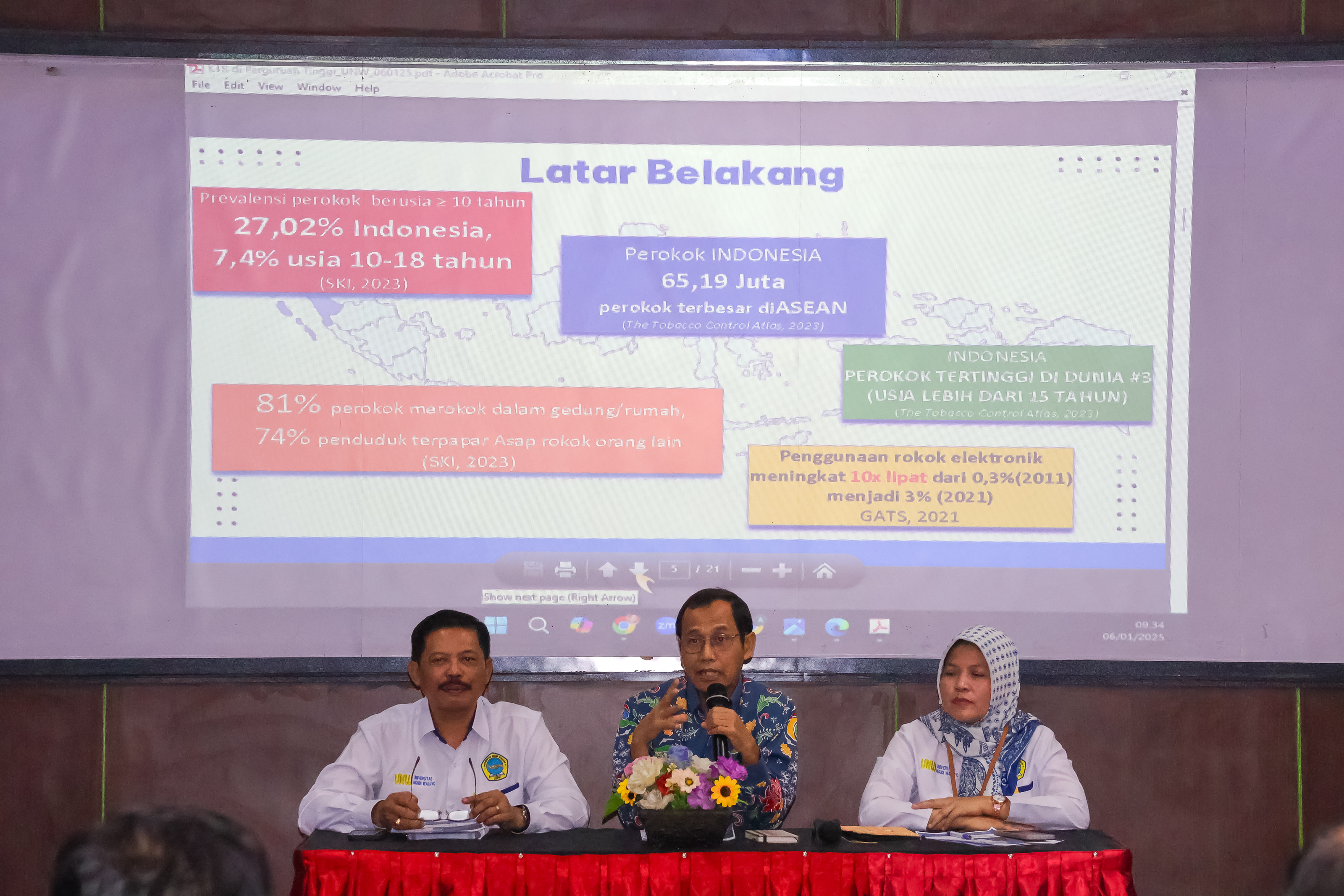 UNW dan PPPKMI Jateng Bersinergi Wujudkan Kampus Bebas Asap Rokok