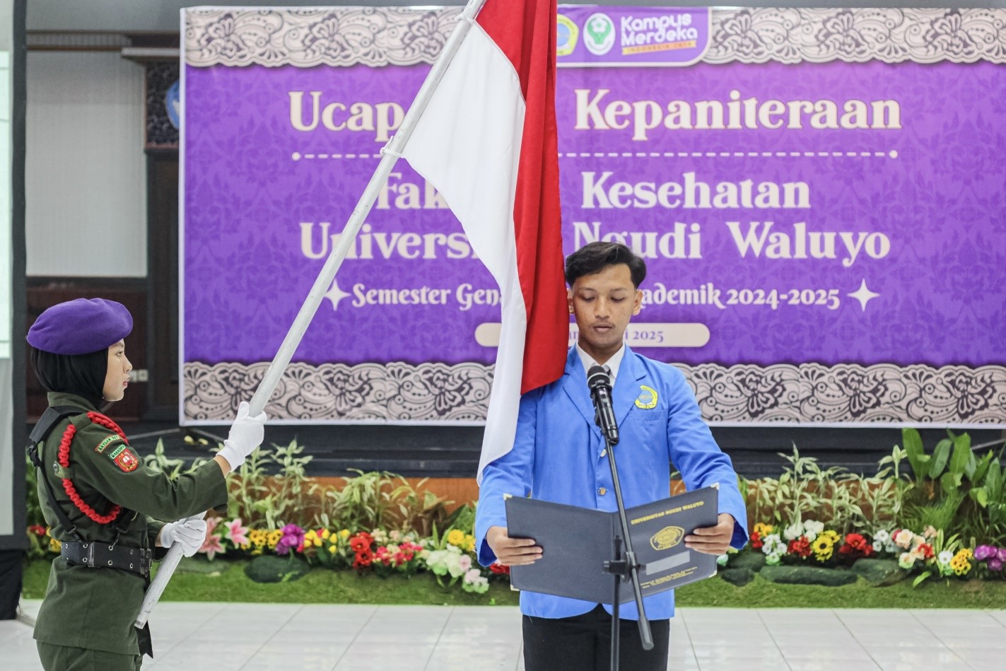 Ucap Janji Kepaniteraan Mahasiswa Program Studi S1 Kesehatan Masyarakat Universitas Ngudi Waluyo