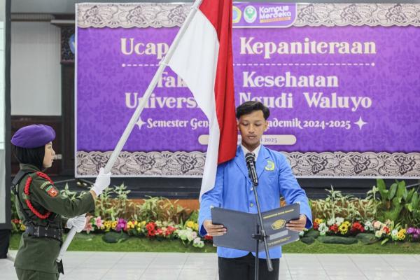 Ucap Janji Kepaniteraan Mahasiswa Program Studi S1 Kesehatan Masyarakat Universitas Ngudi Waluyo