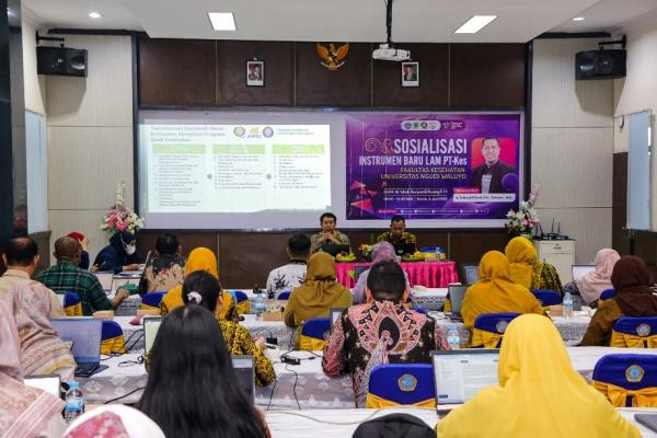 Tingkatkan Mutu Pendidikan, UNW Gelar Sosialisasi Instrumen Baru LAM PT-Kes Untuk Dosen dan Tendik 