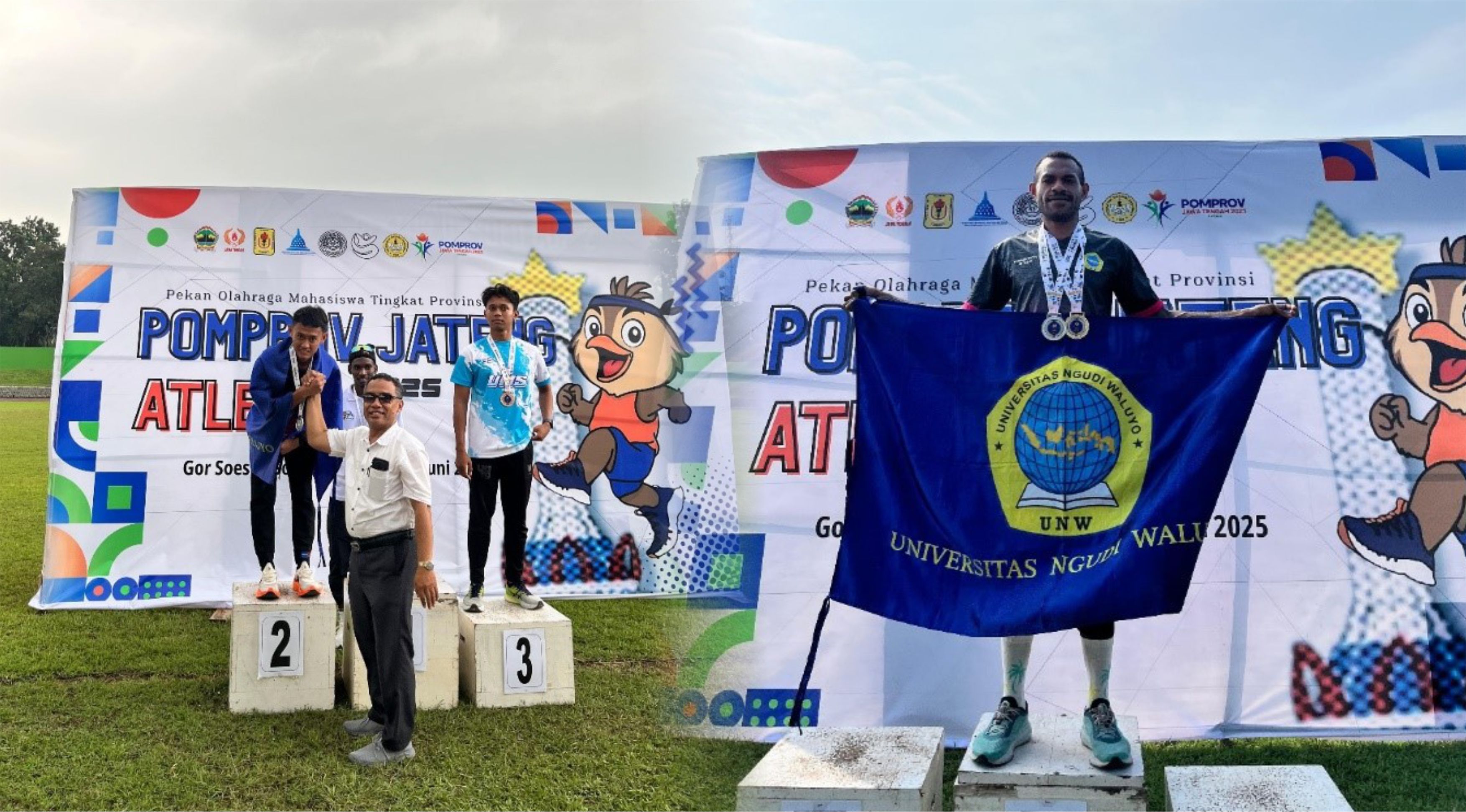 UNW Kampusnya Para Juara, Borong Medali dalam Kejuaraan keolahragaan POMPROV 2025