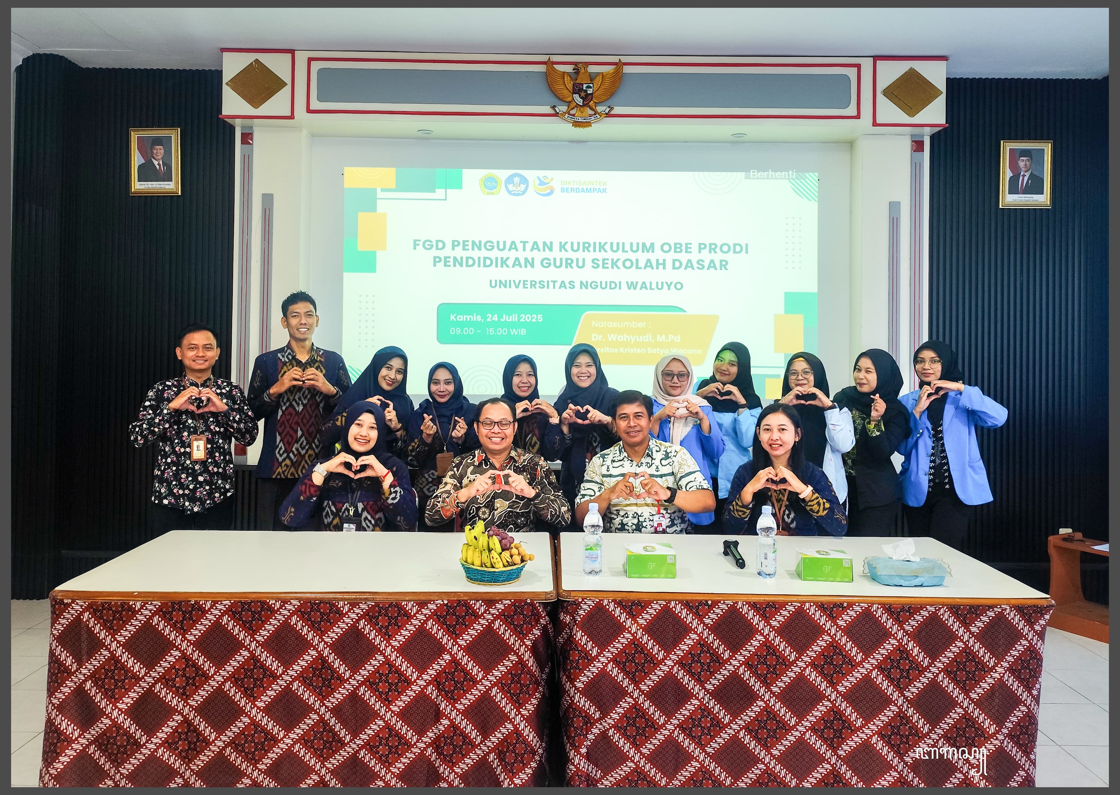 FGD Penguatan Kurikulum OBE Prodi S1 Pendidikan Guru Sekolah Dasar Universitas Ngudi Waluyo