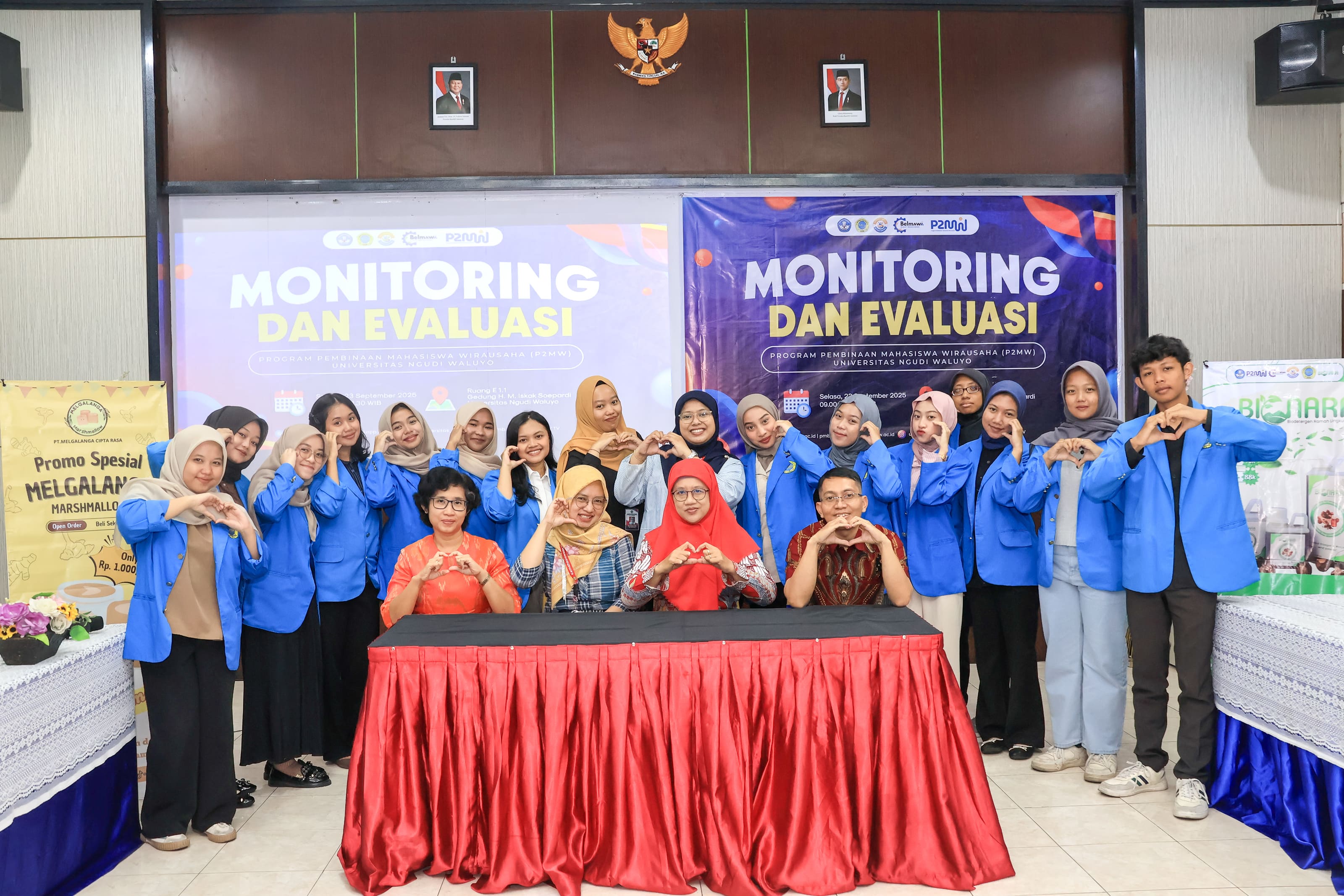 MONITORING DAN EVALUASI (MONEV) PELAKSANAAN P2MW UNW TAHUN 2025