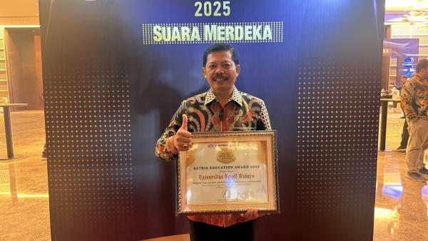 UNW Raih Satria Edukasia Award 2025, Bukti Komitmen pada Prestasi dan Budaya Sehat