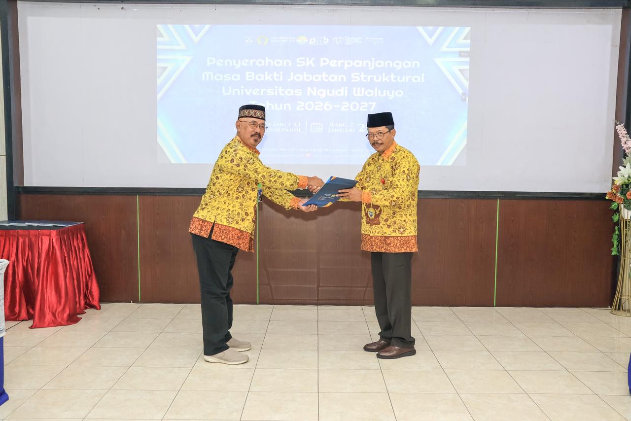 Perkuat Tata Kelola dan Layanan Prima, UNW Perpa njang Masa Bakti Jabatan Struktural