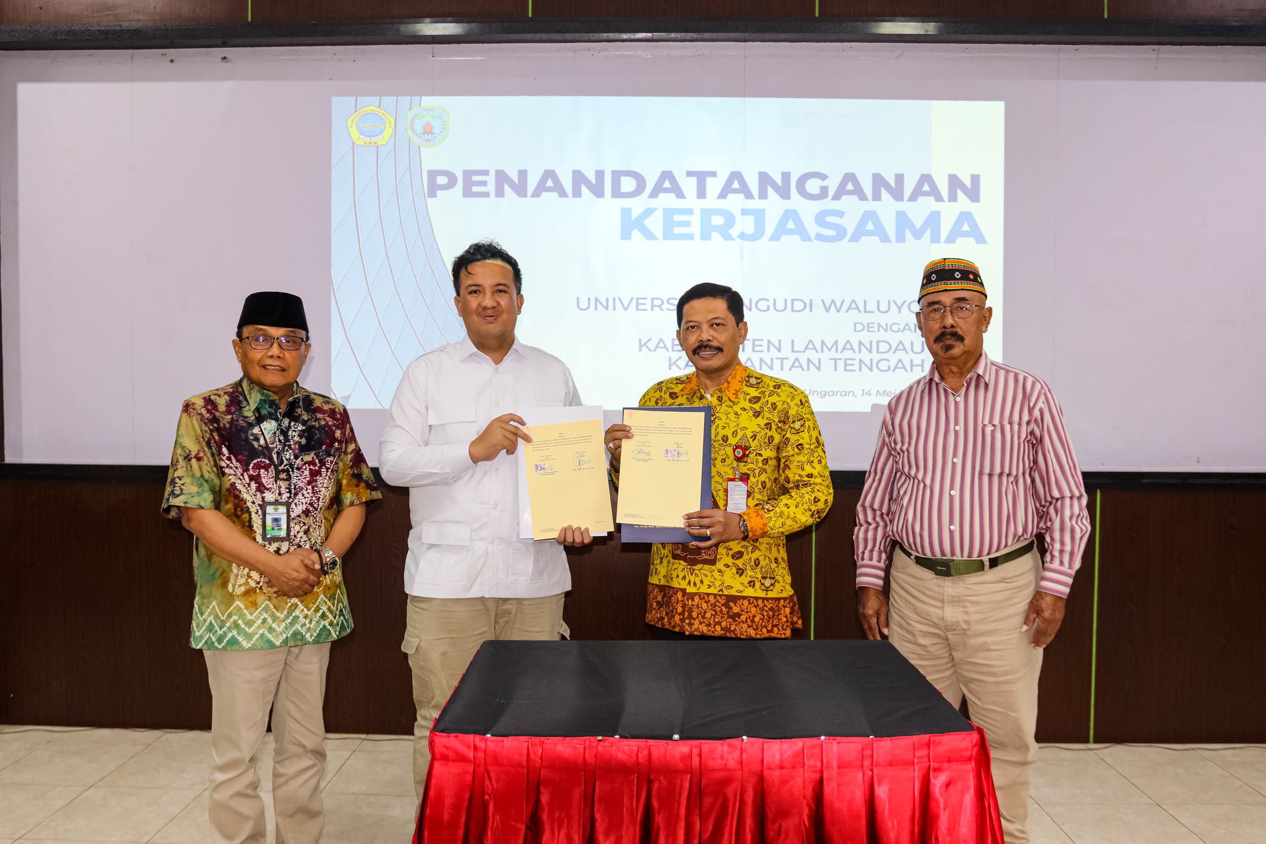 Perlebar Kepak Sayap: UNW Lakukan Penandatanganan Kerja sama dengan Pemerintah Kabupaten Lamandau Kalteng