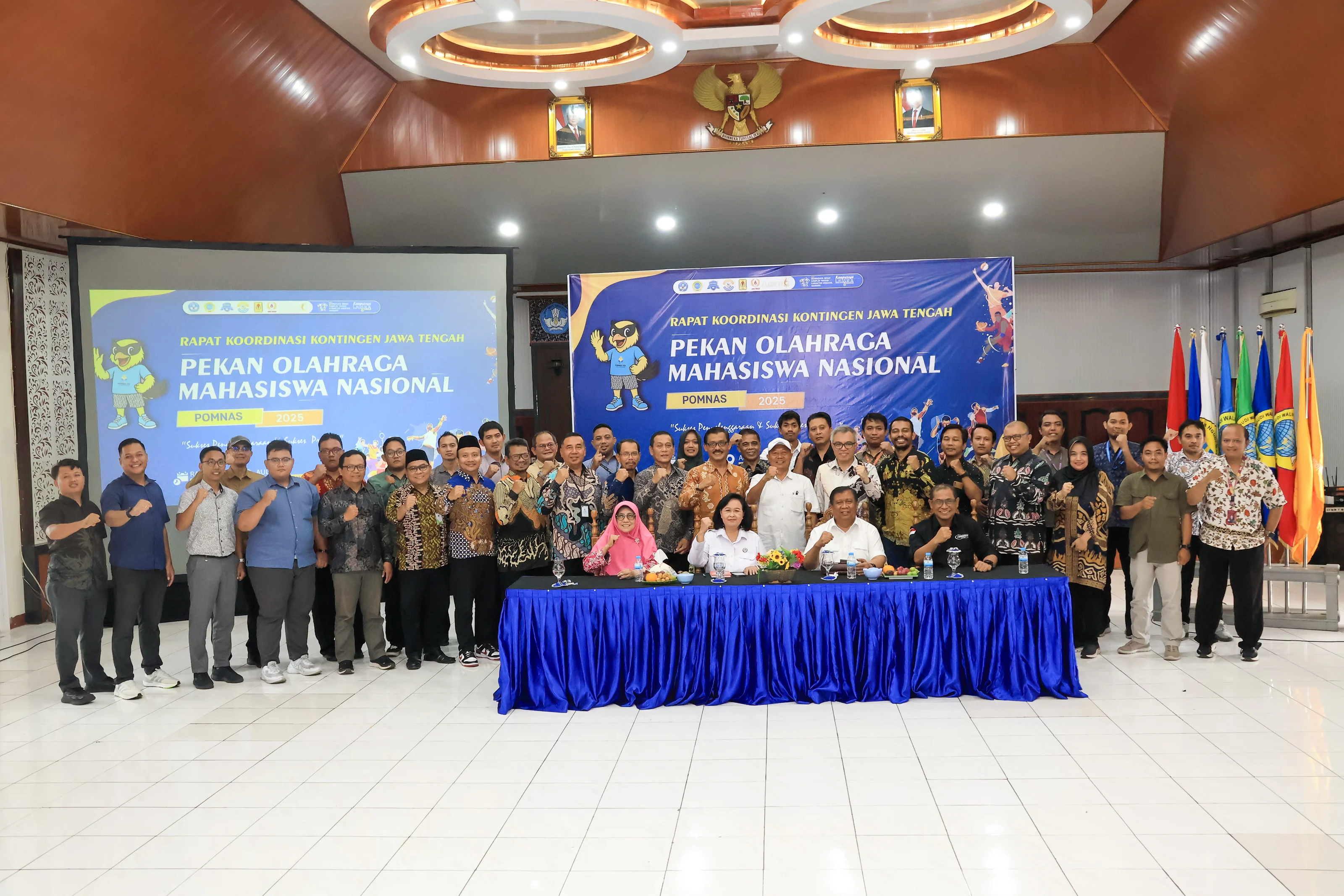 Rapat Koordinasi POMNAS Bersama Pimpinan PT Bidang Kemahasiswaan PTN/PTS Rayon Jawa Tengah