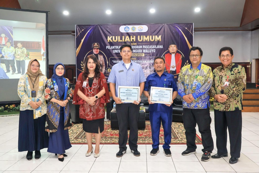 Kuliah Umum dan Pelantikan HIMA Pascasarjana UNW Bahas Harmonisasi Penegakan Hukum di Era Digital