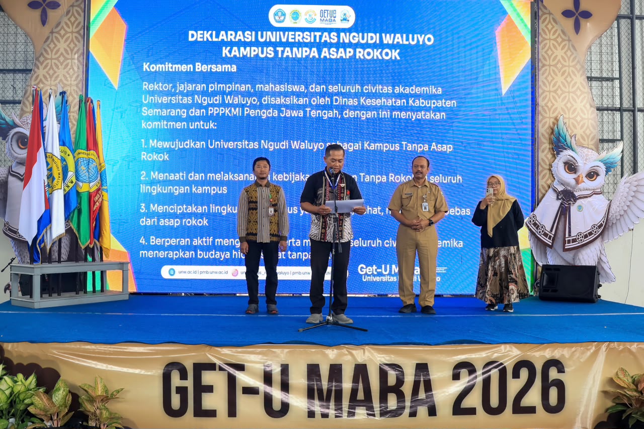 UNW Perkuat Budaya Kampus Sehat melalui Deklarasi KTR di PKKMB 2026