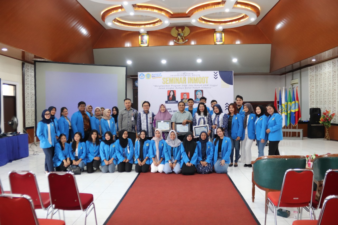 SEMINAR INMOOT: "Menghasilkan Program Studi Ilmu Hukum UNW Unggul dalam Bingkai Budaya Sehat Hukum Humanis"