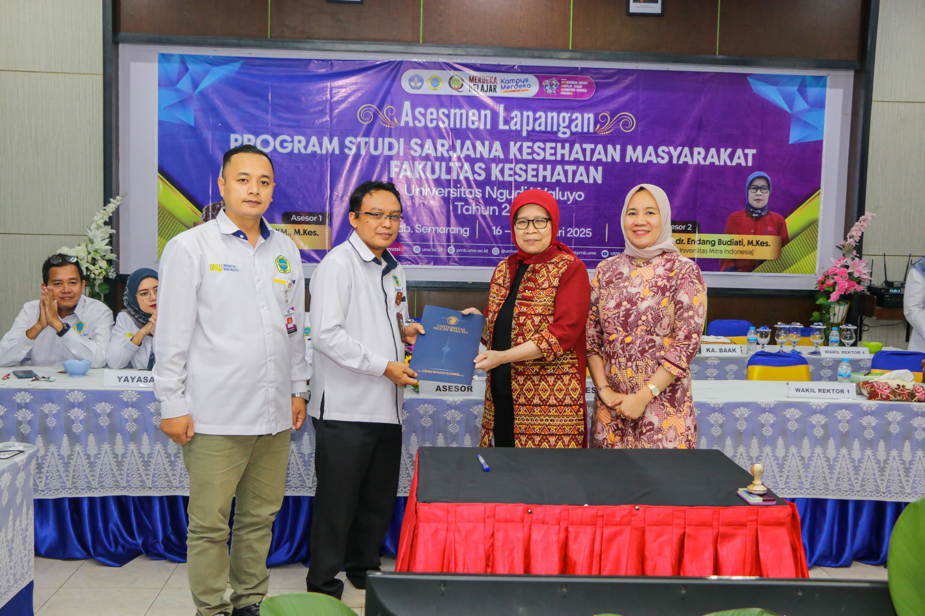 Asesmen Lapangan Program Sarjana Kesehatan Masyarakat Universitas Ngudi Waluyo
