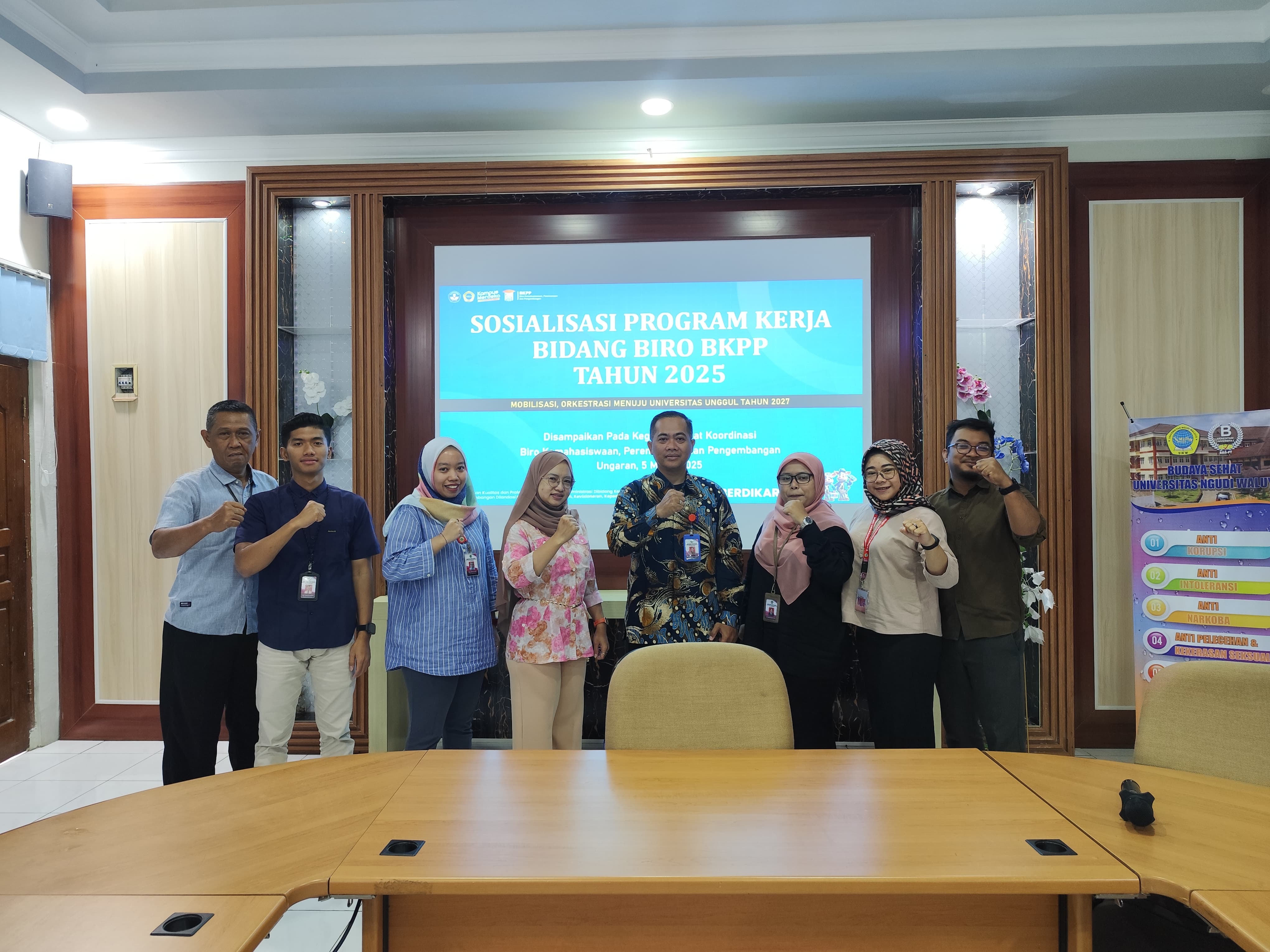 Sosialisasi Program Kerja Biro Kemahasiswaan, Perencanaan, dan Pengembangan Universitas Ngudi Waluyo