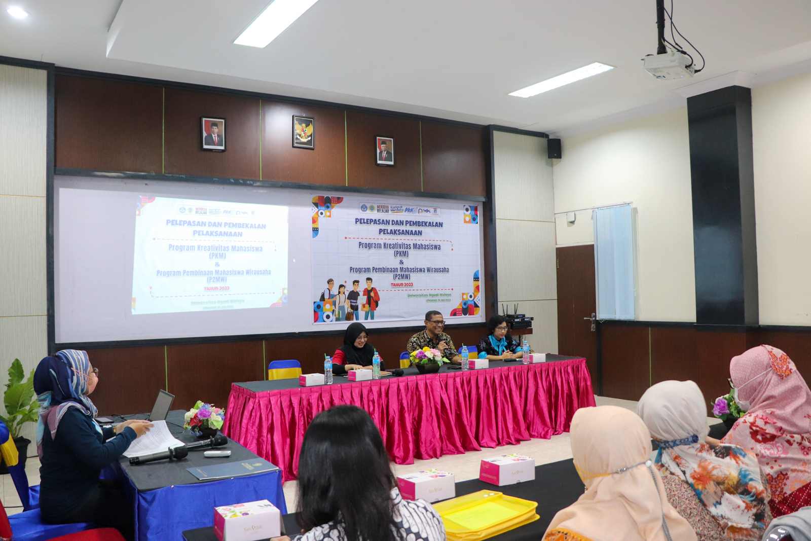 PELEPASAN DAN PEMBEKALAN PELAKSANAAN PKM DAN P2MW TAHUN 2023 ...